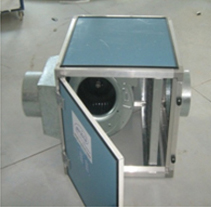 Ventilator centrifugal dublu aspirant carcasat pentru evacuare aer